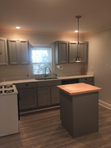 Renovated kitchen